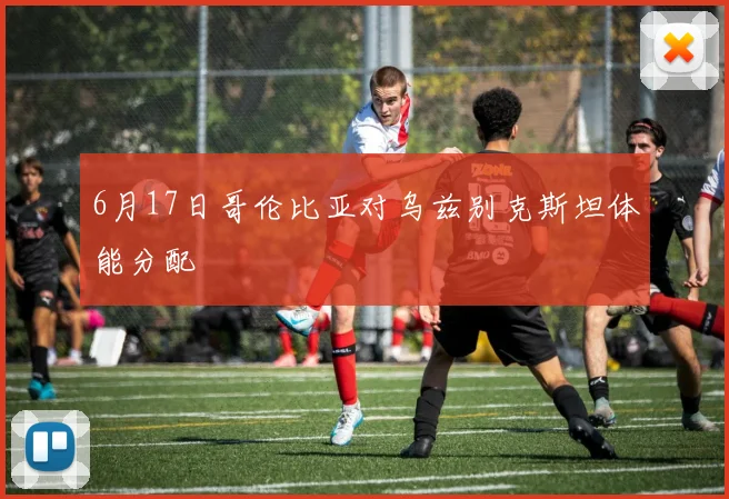 6月17日哥伦比亚对乌兹别克斯坦体能分配
